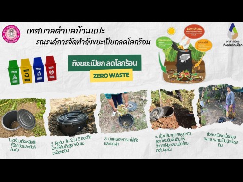 ถังขยะเปียกลดโลกร้อน